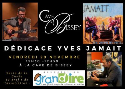 Yves JAMAIT - Dédicace de la Cuvée