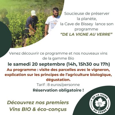 VISITE DEGUSTATION GAMME BIO