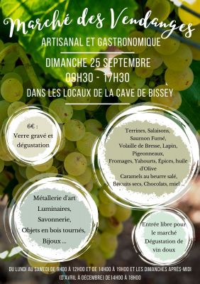 Marché des vendanges dimanche 25 septembre