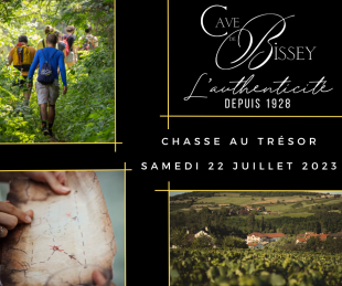 UNE CHASSE AU TRÉSOR A LA CAVE DE BISSEY LE 22 JUILLET PROCHAIN